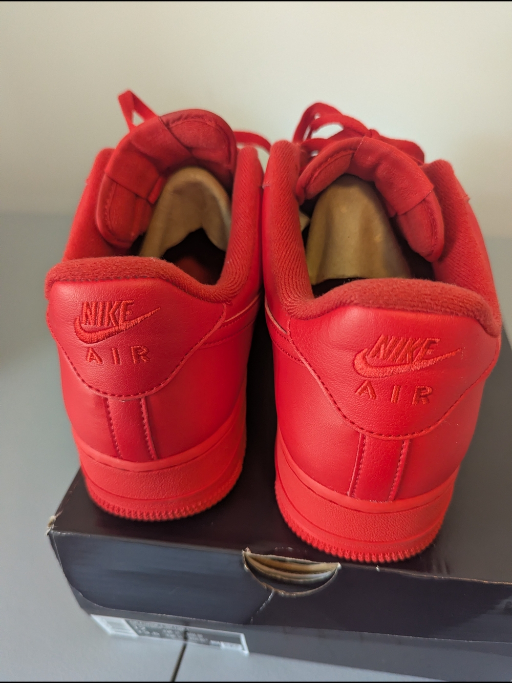 Nike Low-Top Sneakers in Vibrant Red - Picture 3 of 4